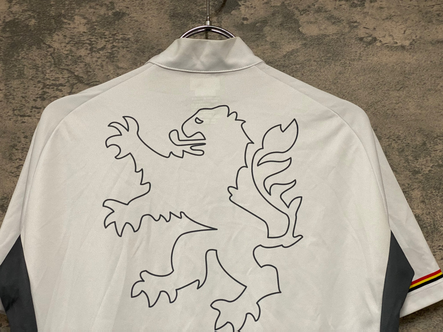 JA842 リオンドカペルミュール Lion de KAPELMUUR 半袖 サイクルジャージ 白 L