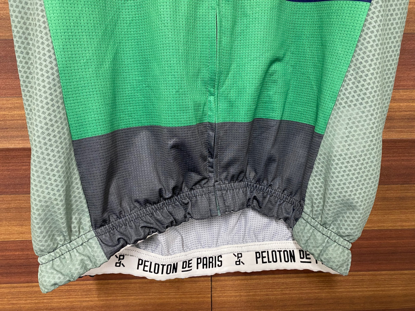 IO506 プロトンド パリ PELOTON DE PARIS 半袖 サイクルジャージ 緑 S
