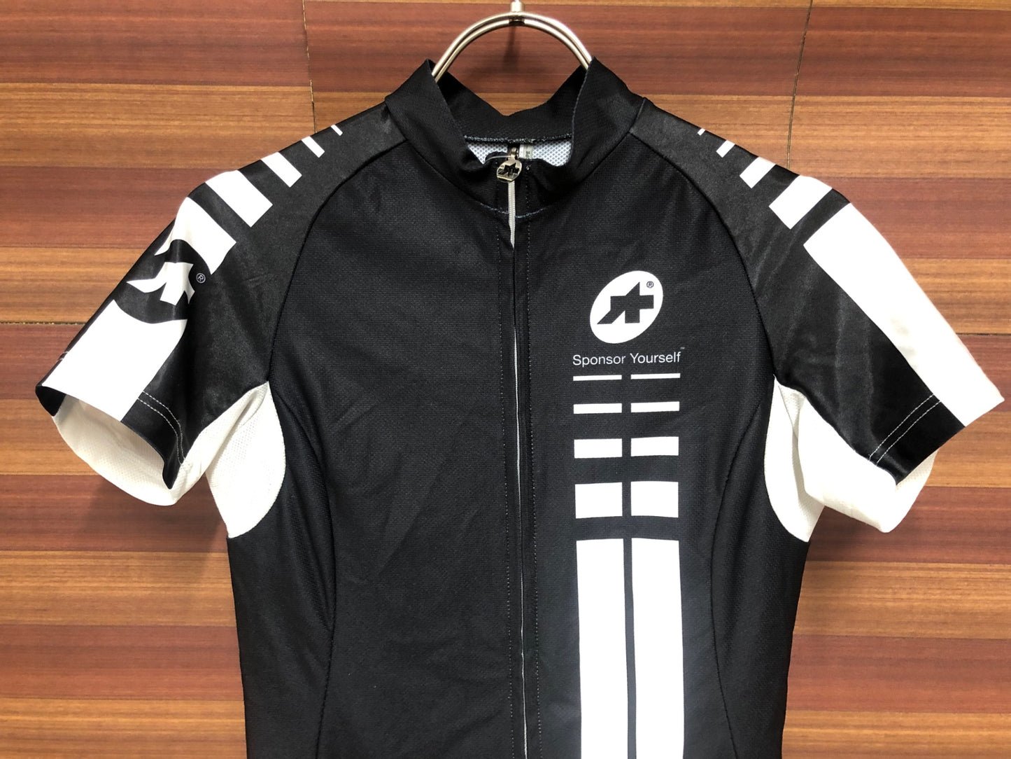 IT818 アソス assos SS.Lady 半袖 サイクルジャージ 黒 白 S レディース