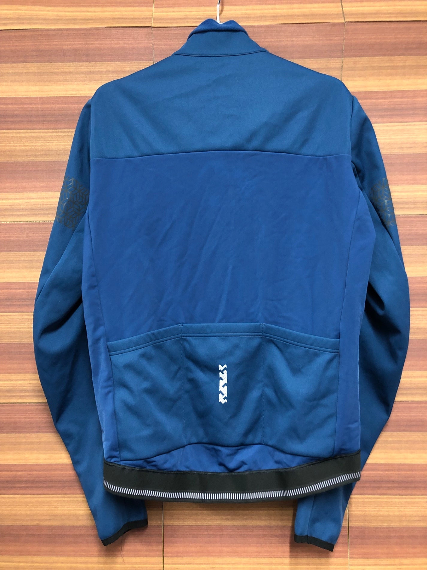 IP114 シマノ SHIMANO 長袖 サイクルジャージ 紺 L 裏起毛