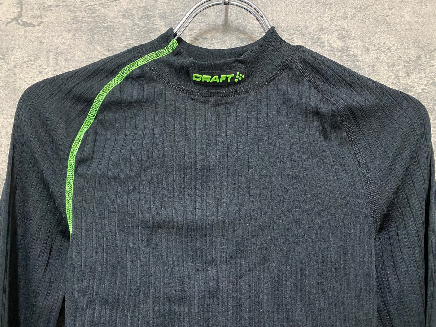 IV921 クラフト CRAFT 長袖 ベースレイヤー 黒 XS