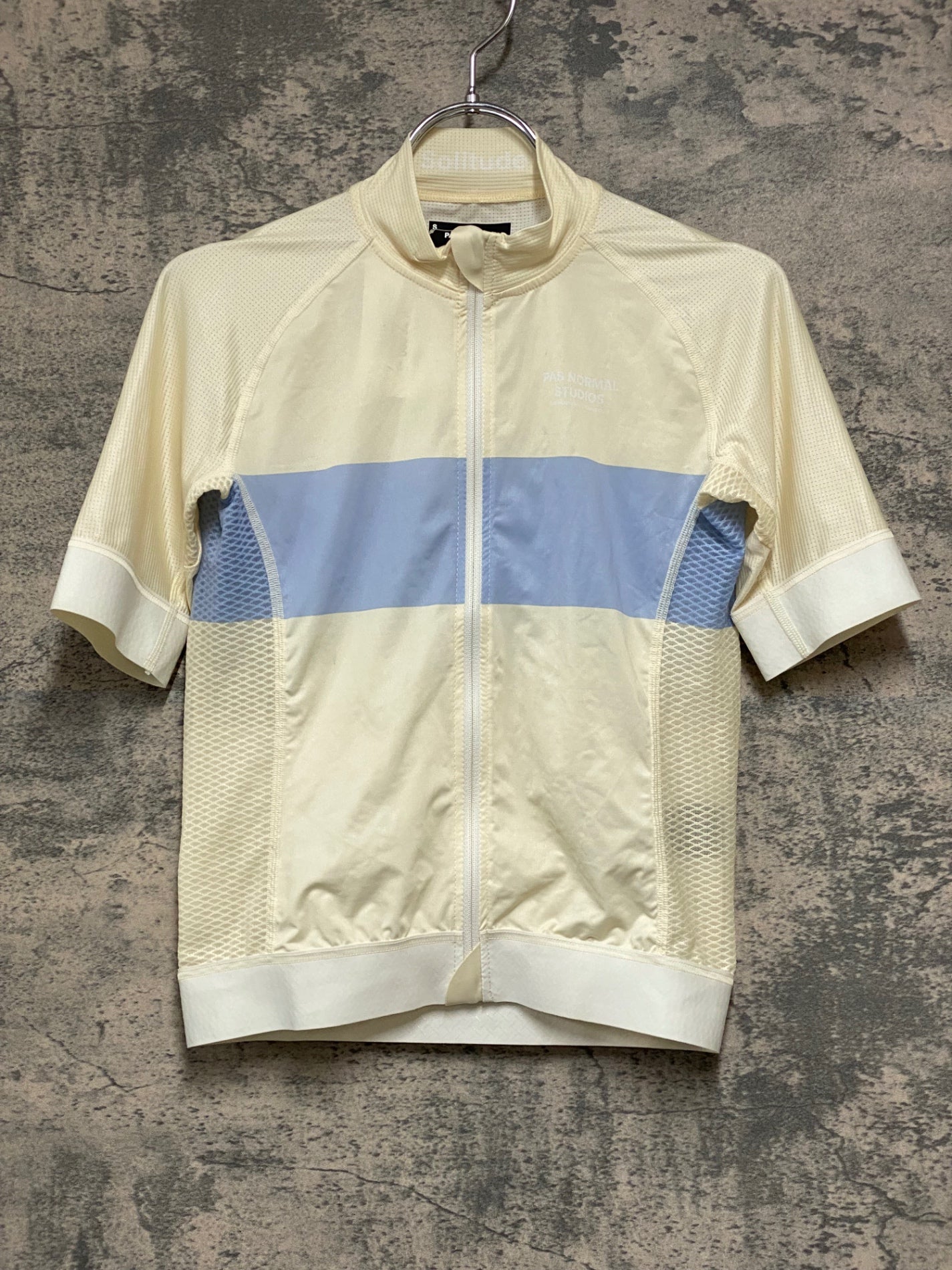 JC429 パスノーマルスタジオ Pas Normal Studios | Men's Solitude Jersey SS21 半袖 サイクルジャージ オフホワイト S