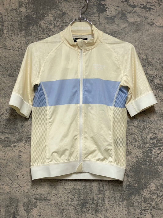 JC429 パスノーマルスタジオ Pas Normal Studios | Men's Solitude Jersey SS21 半袖 サイクルジャージ オフホワイト S