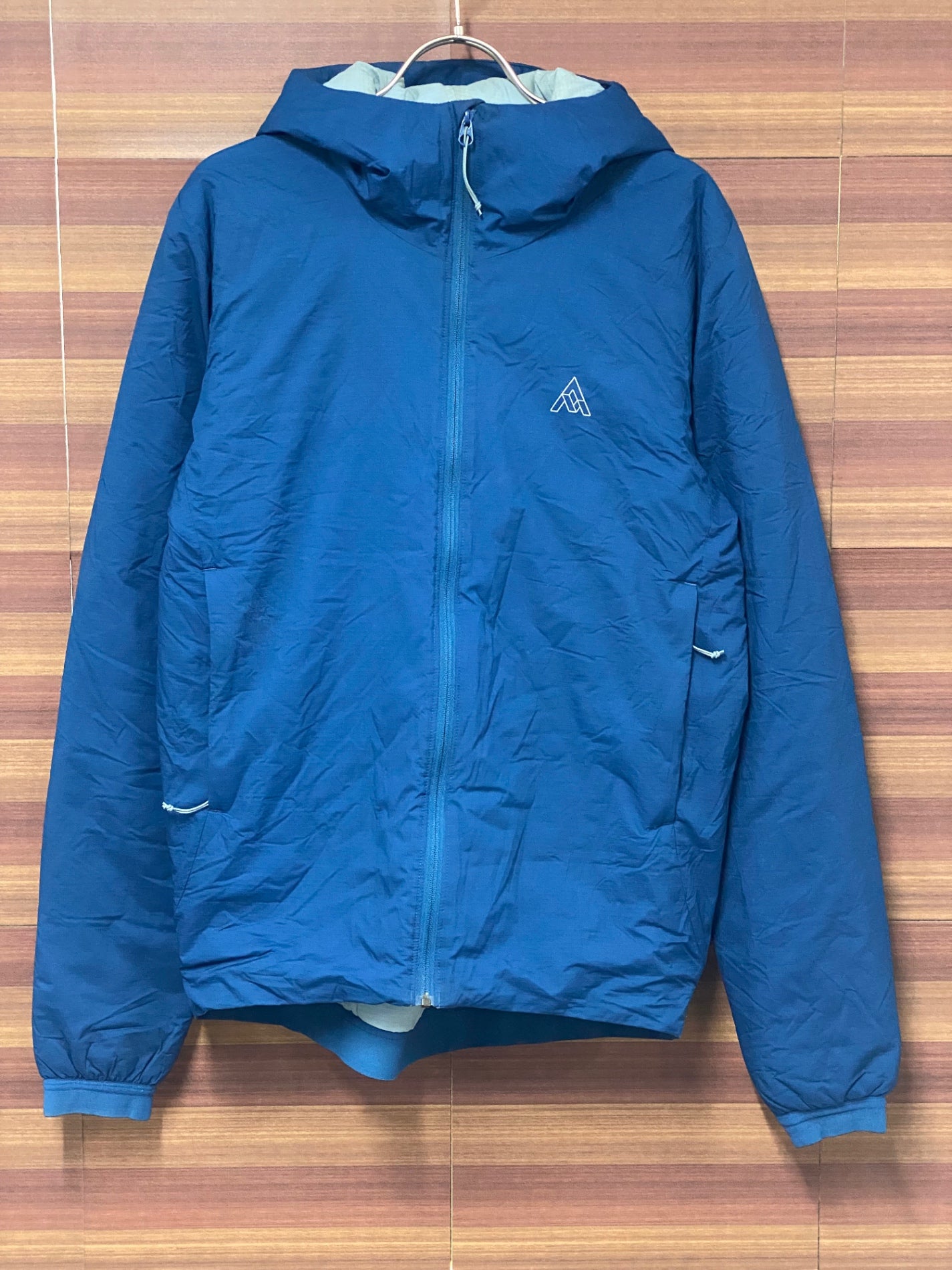 IP745 セブンメッシュ 7MESH OUTFLOW HOODY 長袖 サイクルジャケット 中綿 青 S