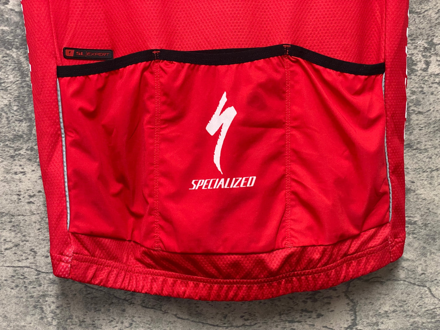 IZ304 スペシャライズド SPECIALIZED 半袖 サイクルジャージ S ホワイト レッド