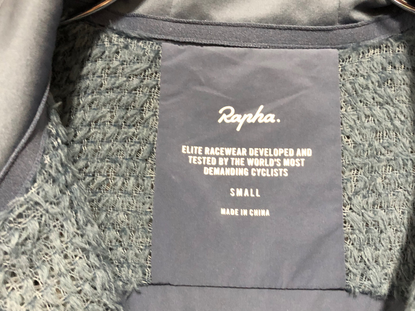 IA266 ラファ Rapha プロチームインサレーティッドジャケット PRO TEAM INSULATED JACKET 青 S 裏起毛