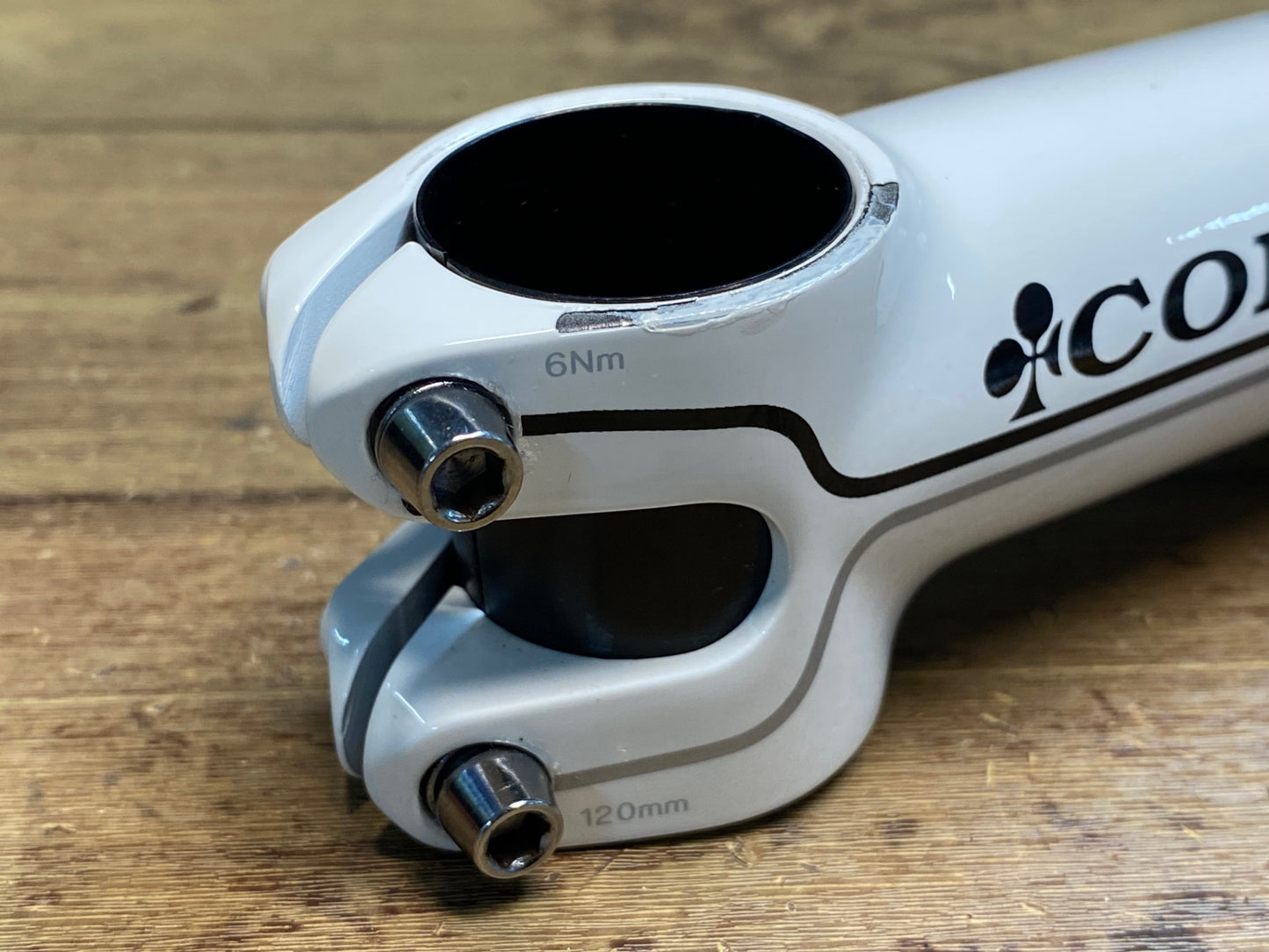IW579 コルナゴ COLNAGO ネメシス NEMESIS アルミ ステム 白 120mm Φ31.8 OS