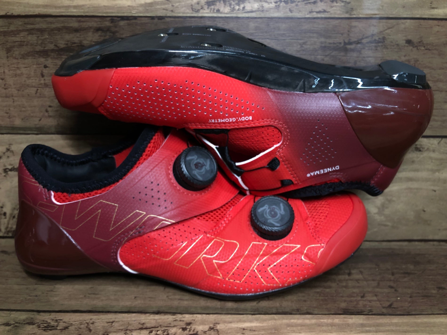 IB655 スペシャライズド SPECIALIZED エスワークス S-WORKS アレス ARES ビンディングシューズ RD SHOE BOA  SPD-SL 赤 EU37