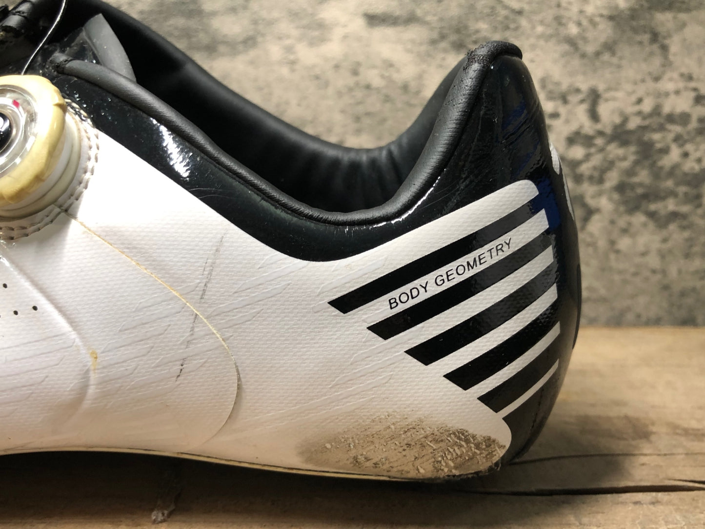 IP273 スペシャライズド SPECIALIZED S-WORKS RD ビンディングシューズ 白 黒 EU44.5 SPD-SL