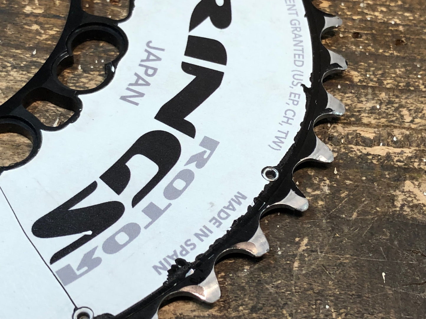 IV264 ローター ROTOR Q-RINGS 50T BCD110mm 5アーム FLAG EDITION JAPAN