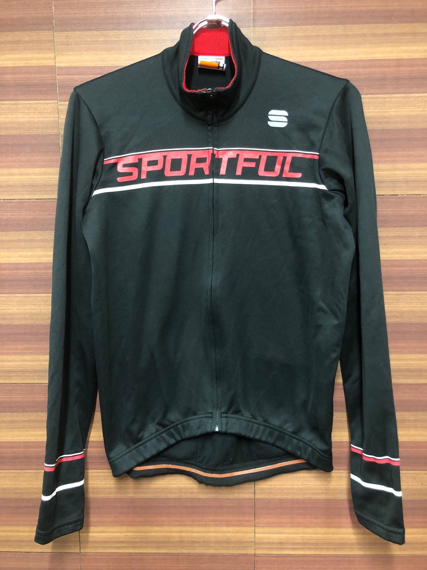 HS532 スポーツフル sportful 長袖 サイクルジャージ 黒 M 裏起毛