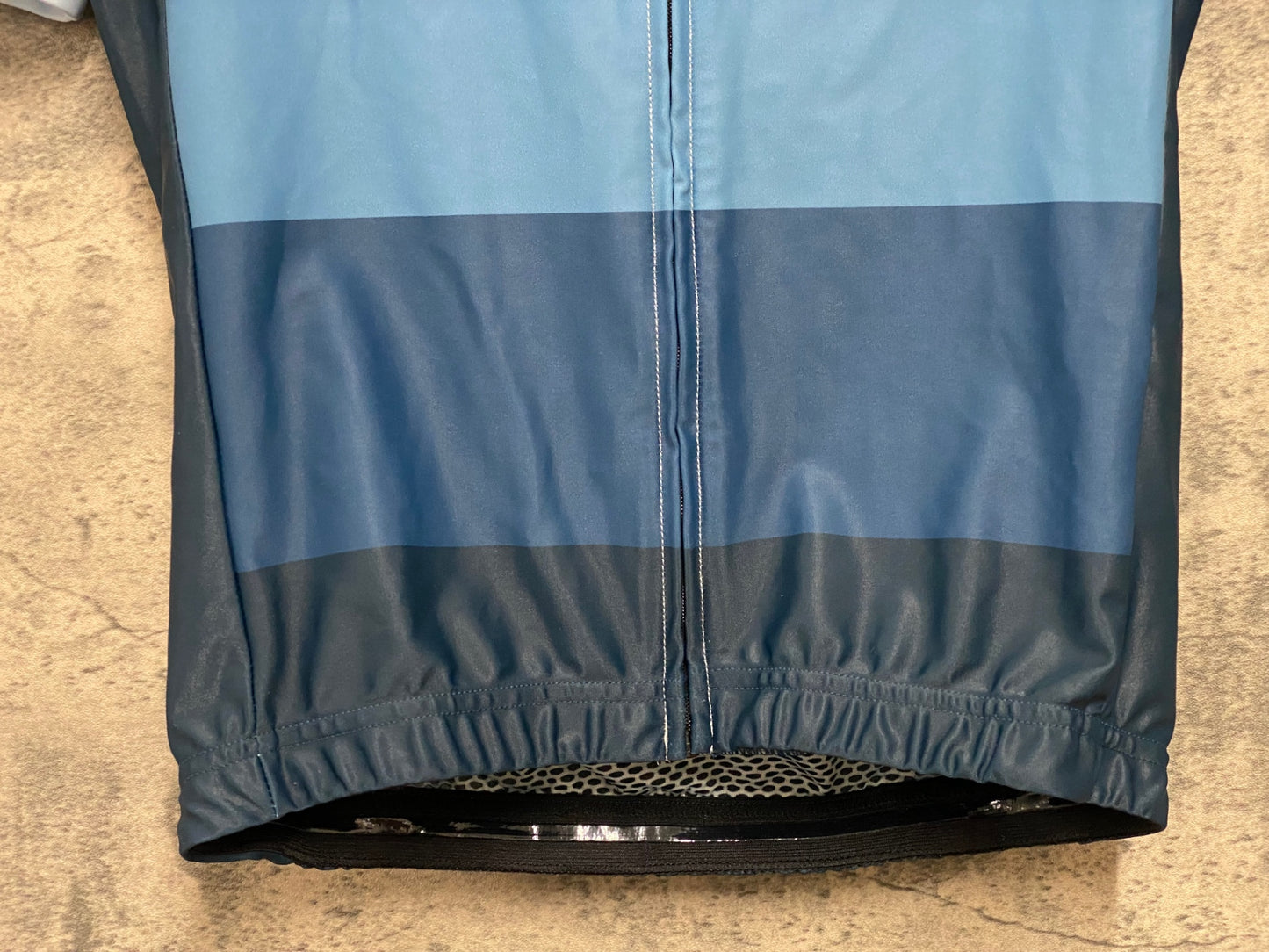 JB362 シロコ SIROKO 半袖 サイクルジャージ 水色 紺 S