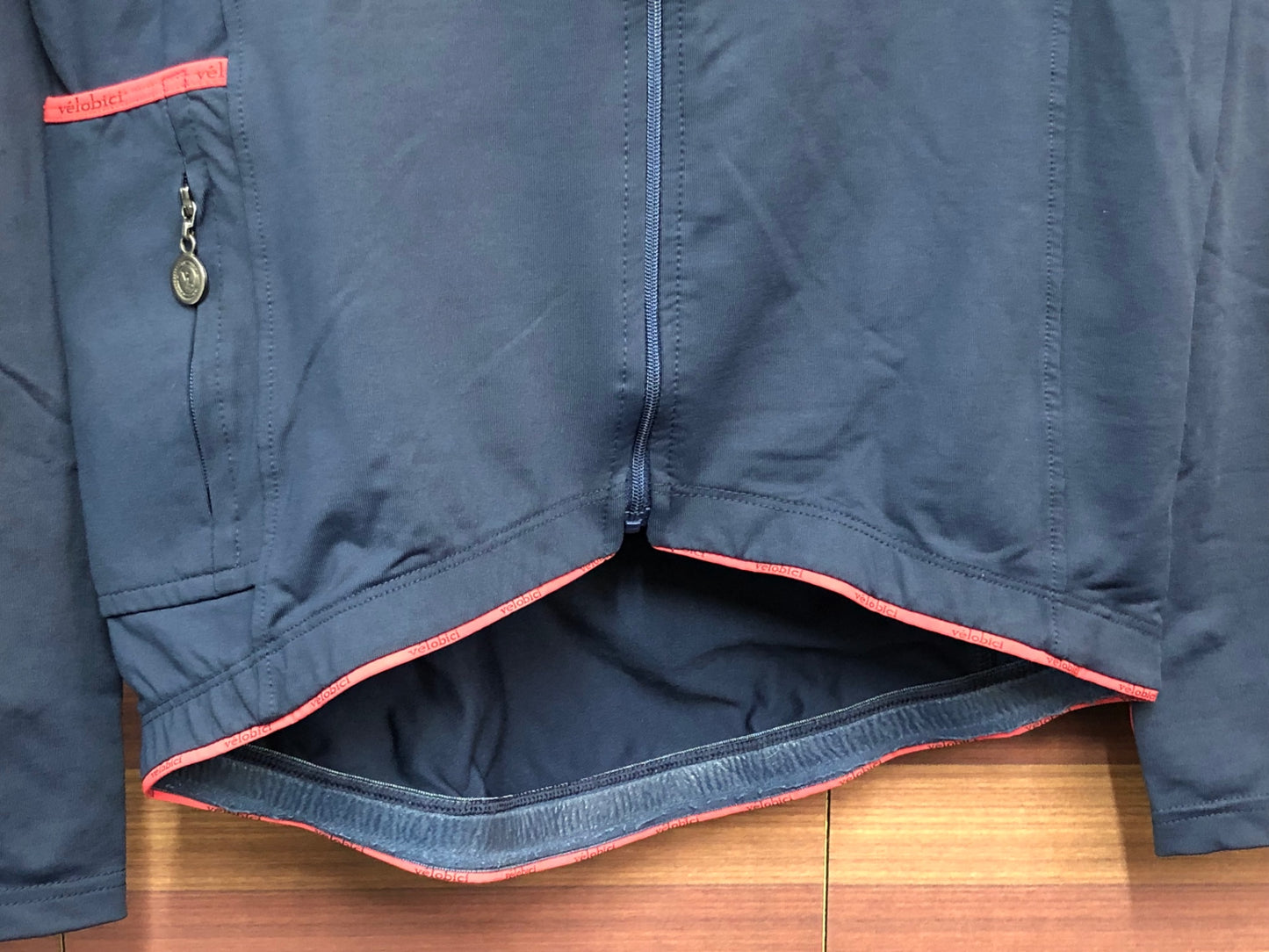 IT115 ヴェロビチ velobici VB/PRO-VR1 長袖 サイクルジャージ 紺 4