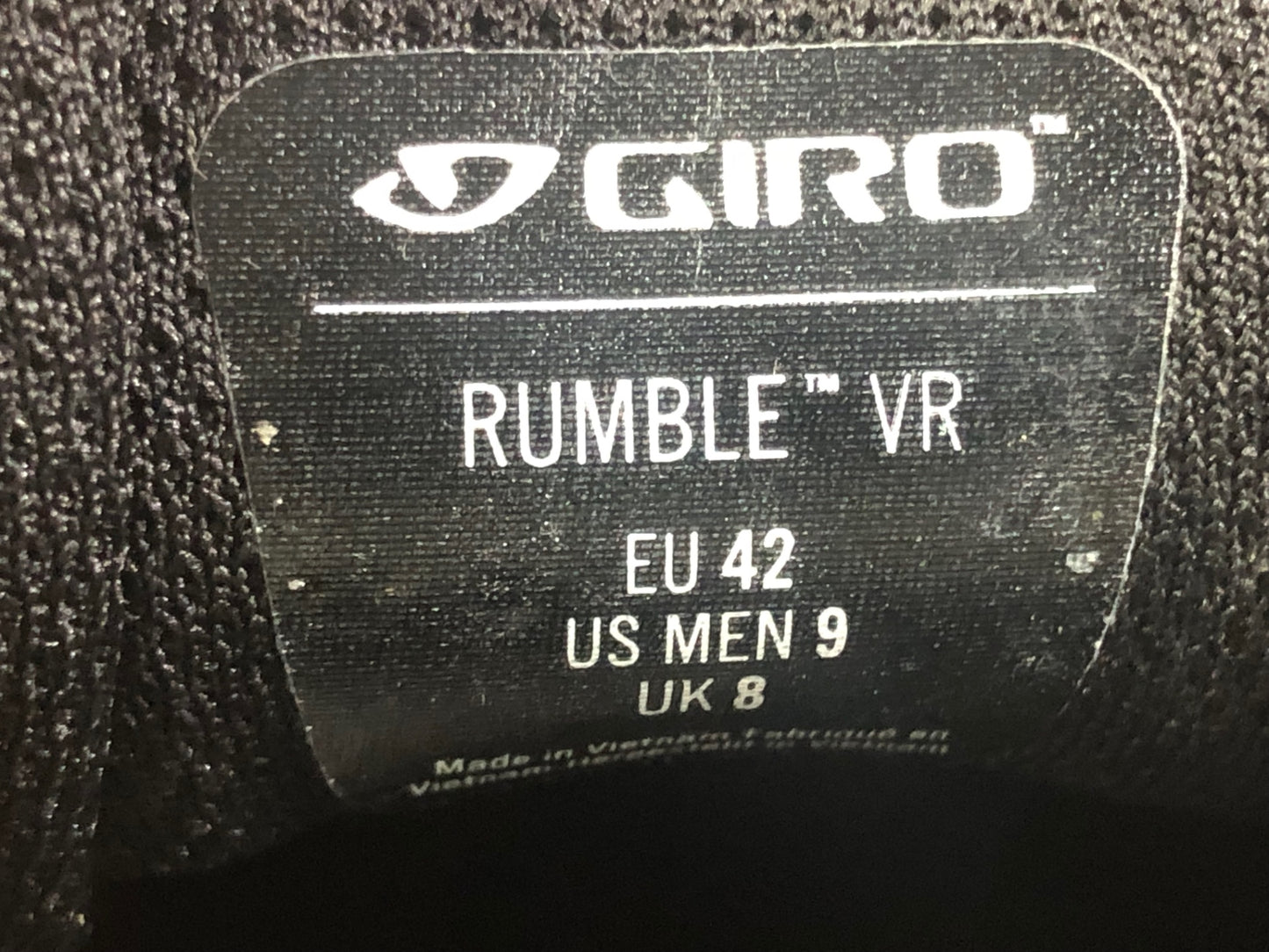 IH099 ジロ GIRO RUMBLE VR ビンディングシューズ EU42 SPD 黒