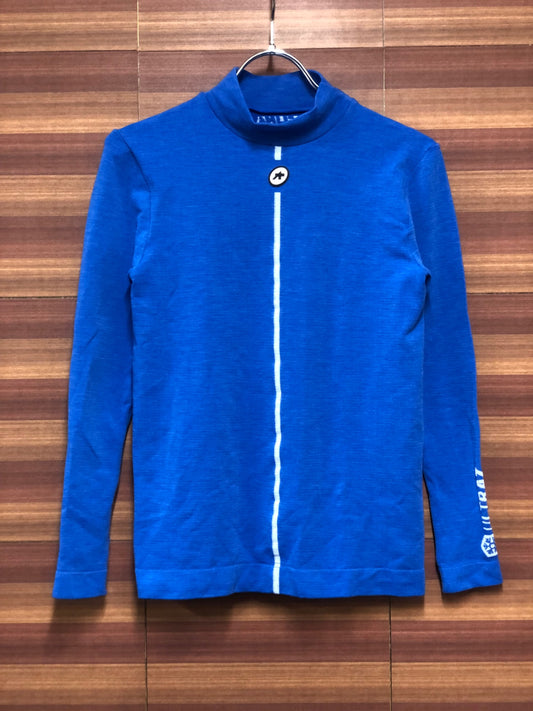 IM337 アソス assos ULTRAZ WINTER LS SKIN LAYER 長袖 ベースレイヤー インナー 青 M