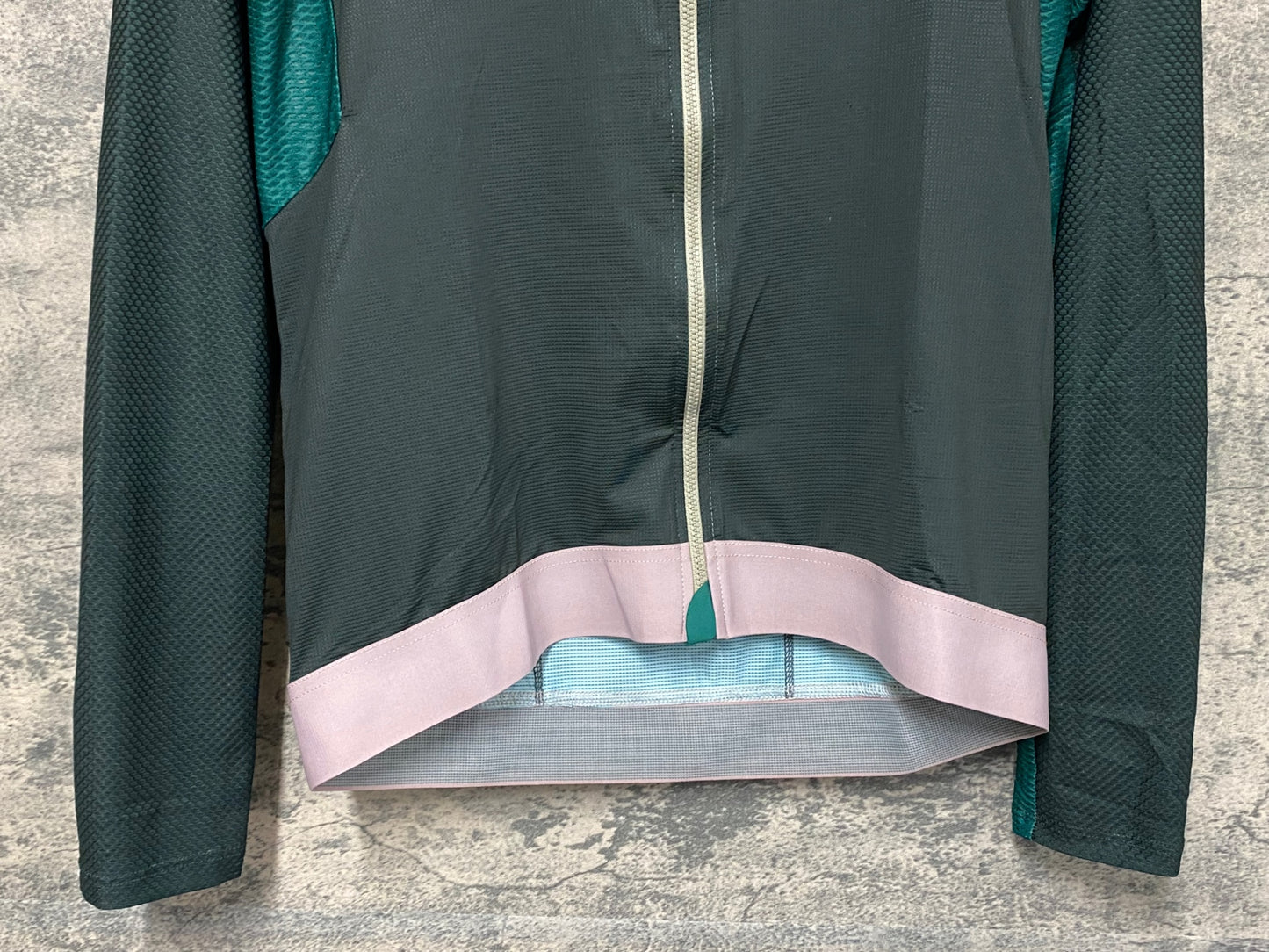 IZ175 イザドア Isadore ALTERNATIVE JERSEY 長袖 サイクルジャージ 緑 ピンク L