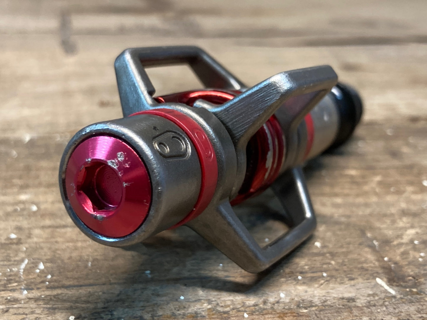 IO617 クランクブラザーズ CrankBrothers エッグビーター EGGBEATER3 ビンディングペダル 赤