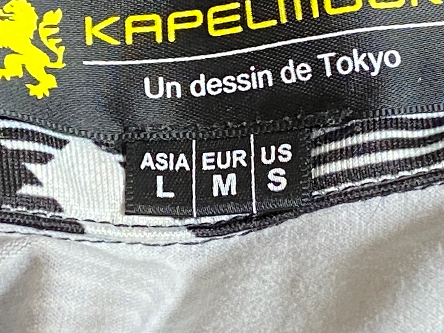 IR046 カペルミュール KAPELMUUR 長袖 サイクルジャージ 黒 L