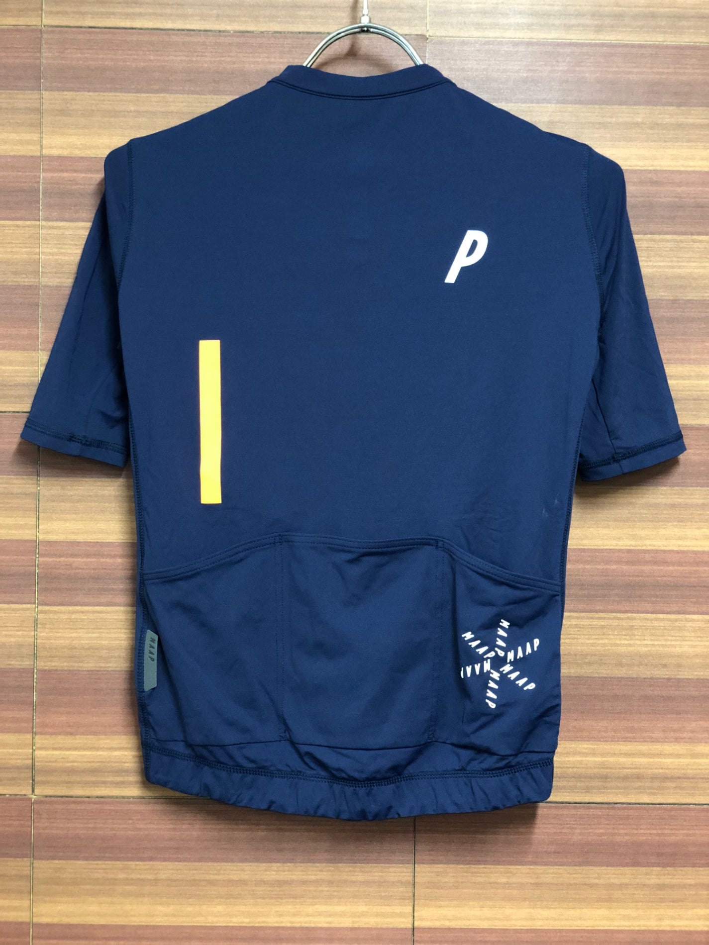 IJ665 マープ MAAP WOMEN'S TRAINING JERSEY 半袖 サイクルジャージ 紺 S 未使用