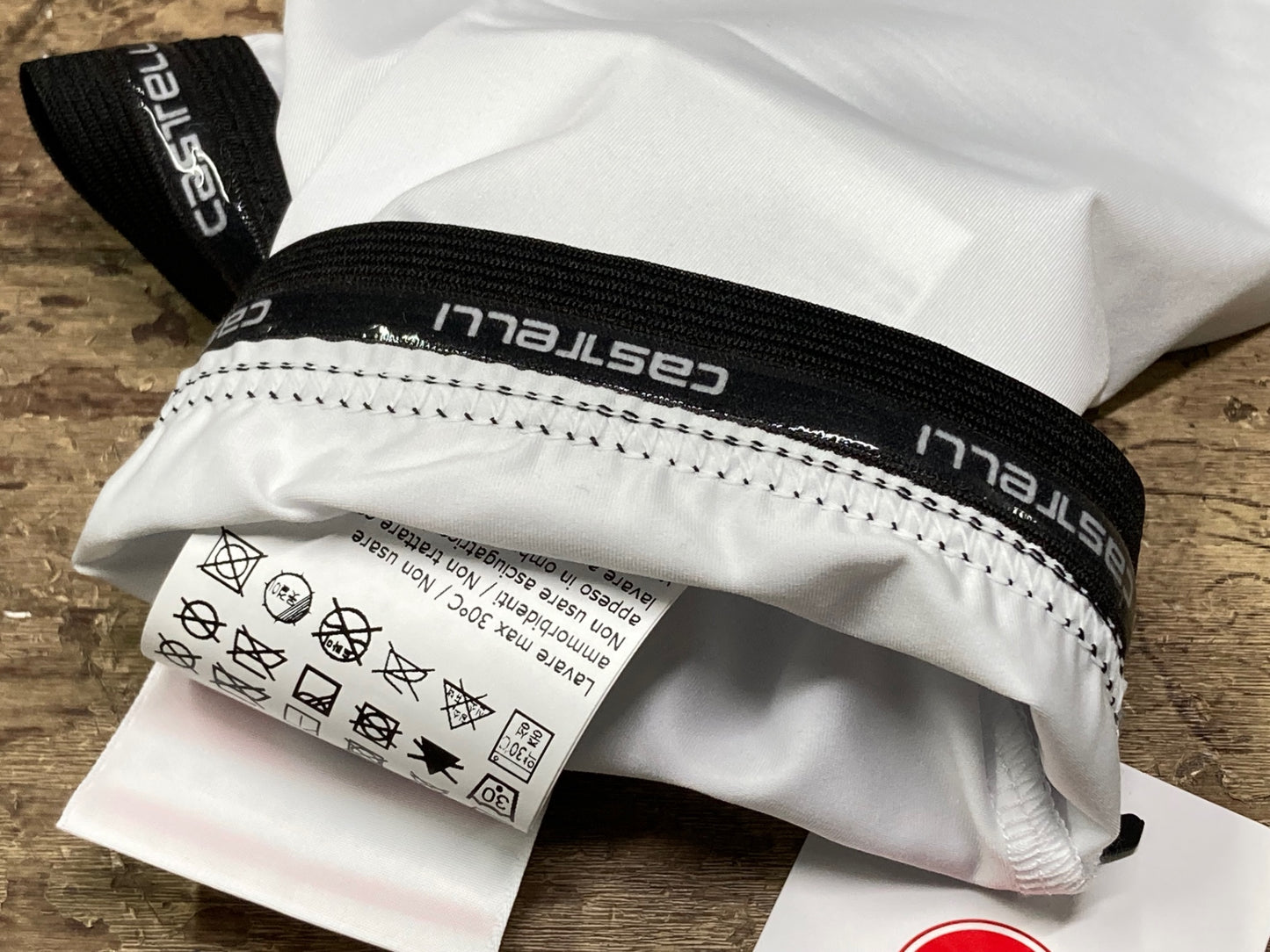 IL285 カステリ CASTELLI UPF 50 + LIGHT ARM SLEEVES アームカバー 白 S