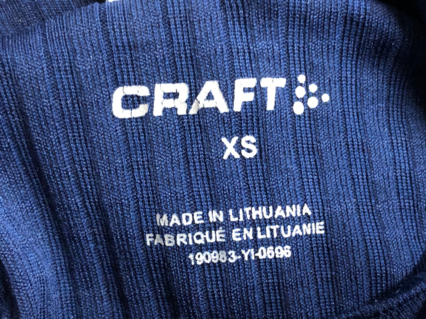 IT759 クラフト CRAFT 長袖 ベースレイヤー ネイビー XS