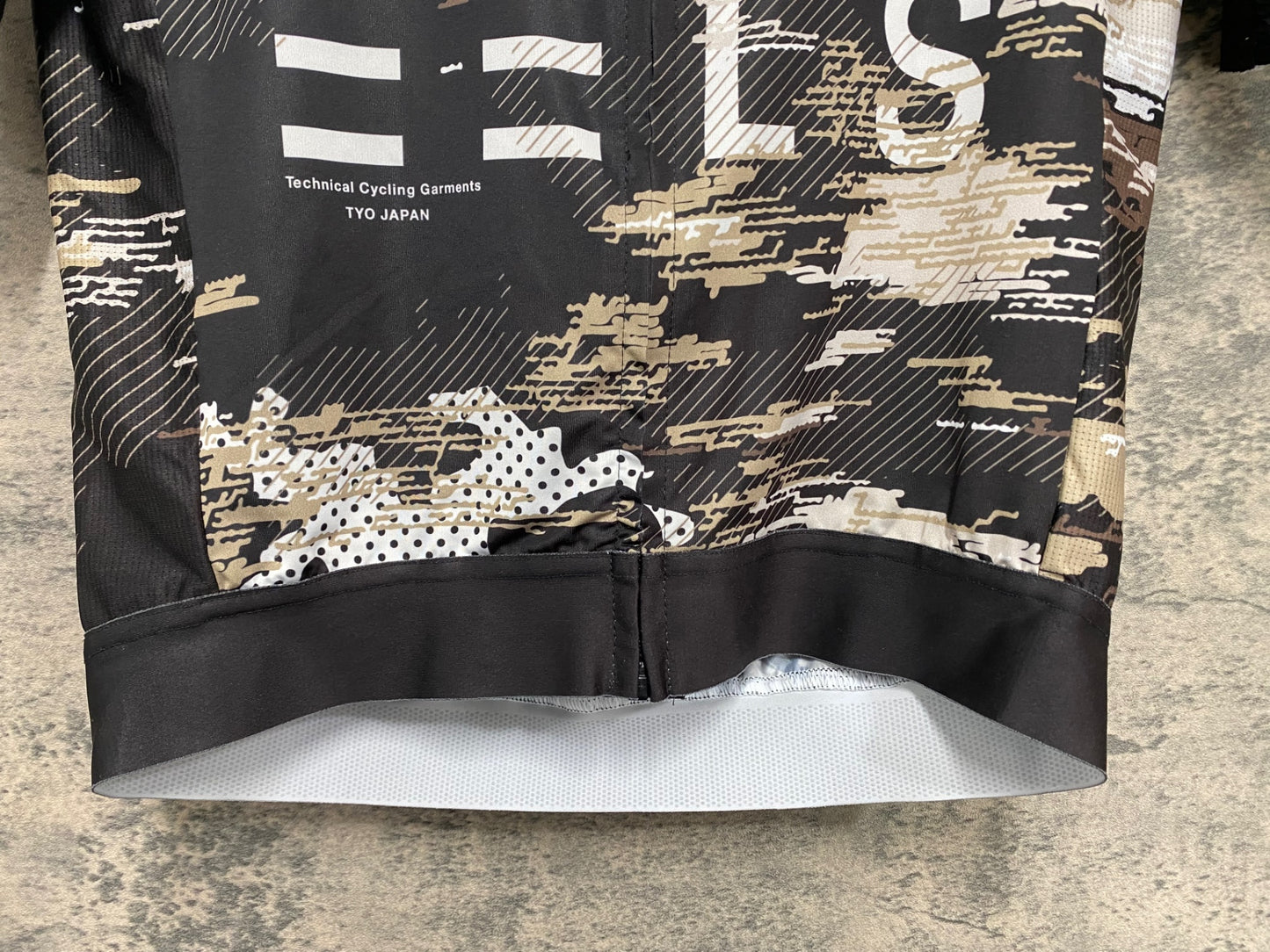 IU470 イサドア Isadore 半袖 サイクルジャージ M 茶 白 TOKYO Wheels