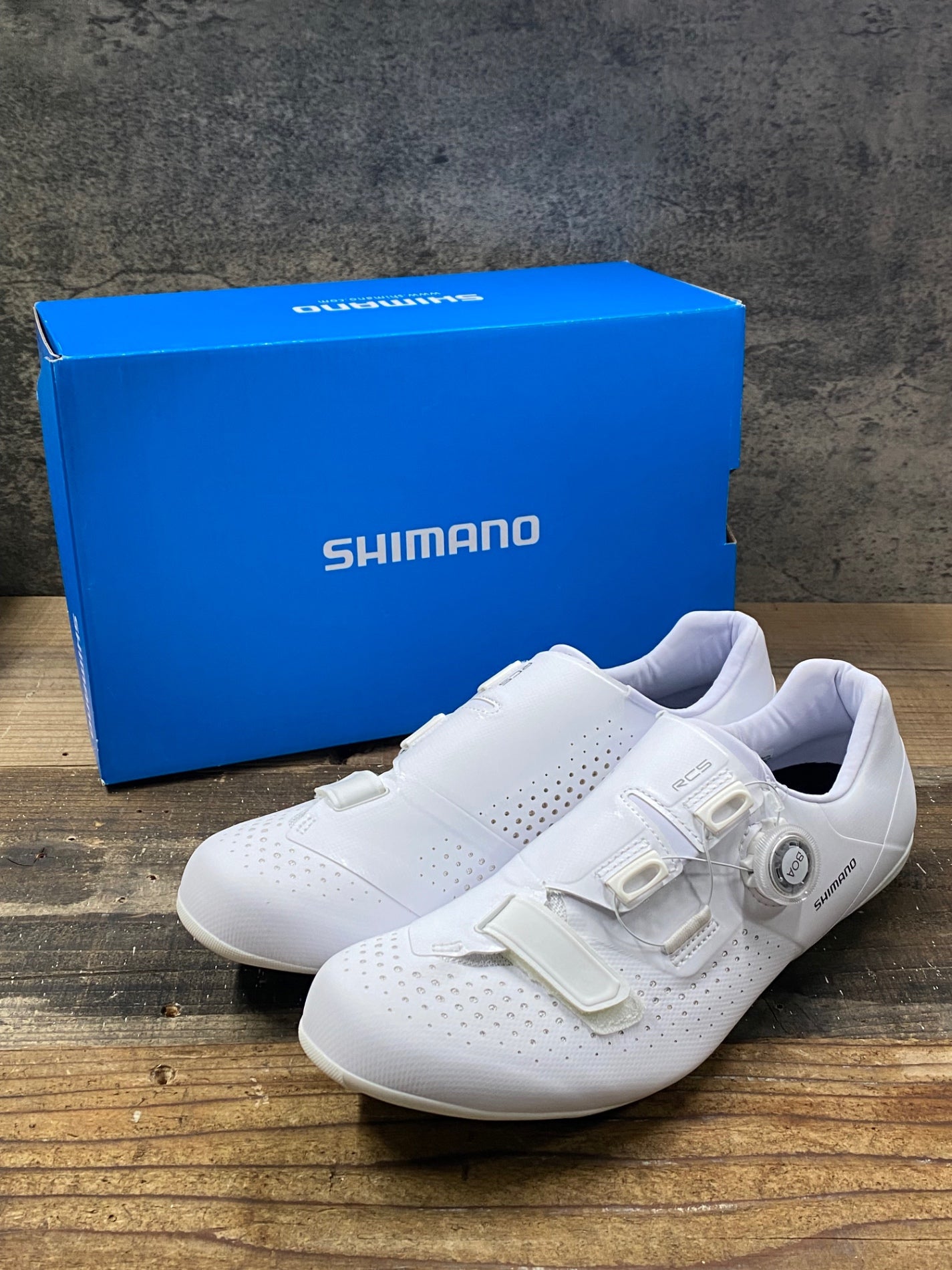 IP478 シマノ SHIMANO RC5 SH-RC500 ビンディングシューズ 白 EU44 SPD-SL ※新品未使用