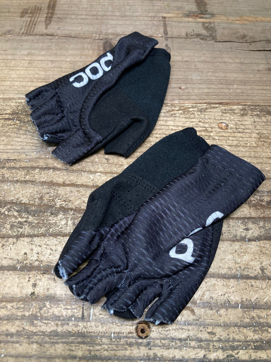 IY538 ポック poc 指切り サイクルグローブ 黒 S