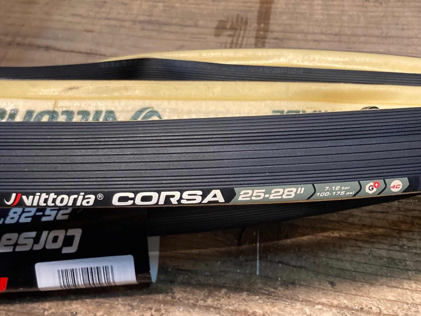 IY384 ビットリア Vittora コルサ CORSA ITS GRAPHENE チューブラー タイヤ 700c 25-28” 未使用