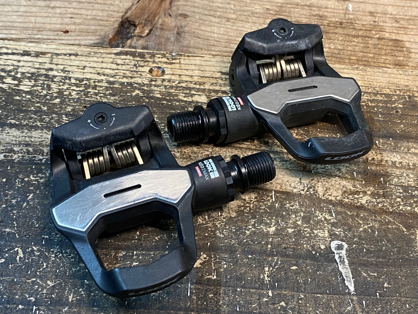 IV366 ルック LOOK ケオ KEO2 MAX CARBON ビンディングペダル クロモリシャフト