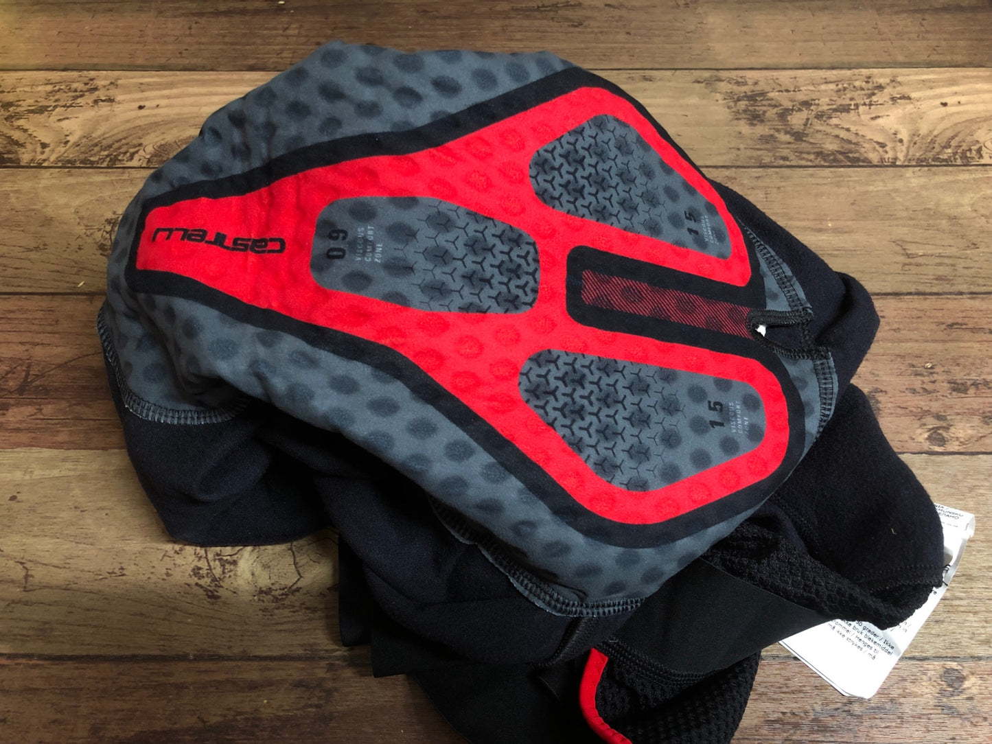 IM430 カステリ CASTELLI ビブタイツ NANO FLEX 裏起毛 黒 M