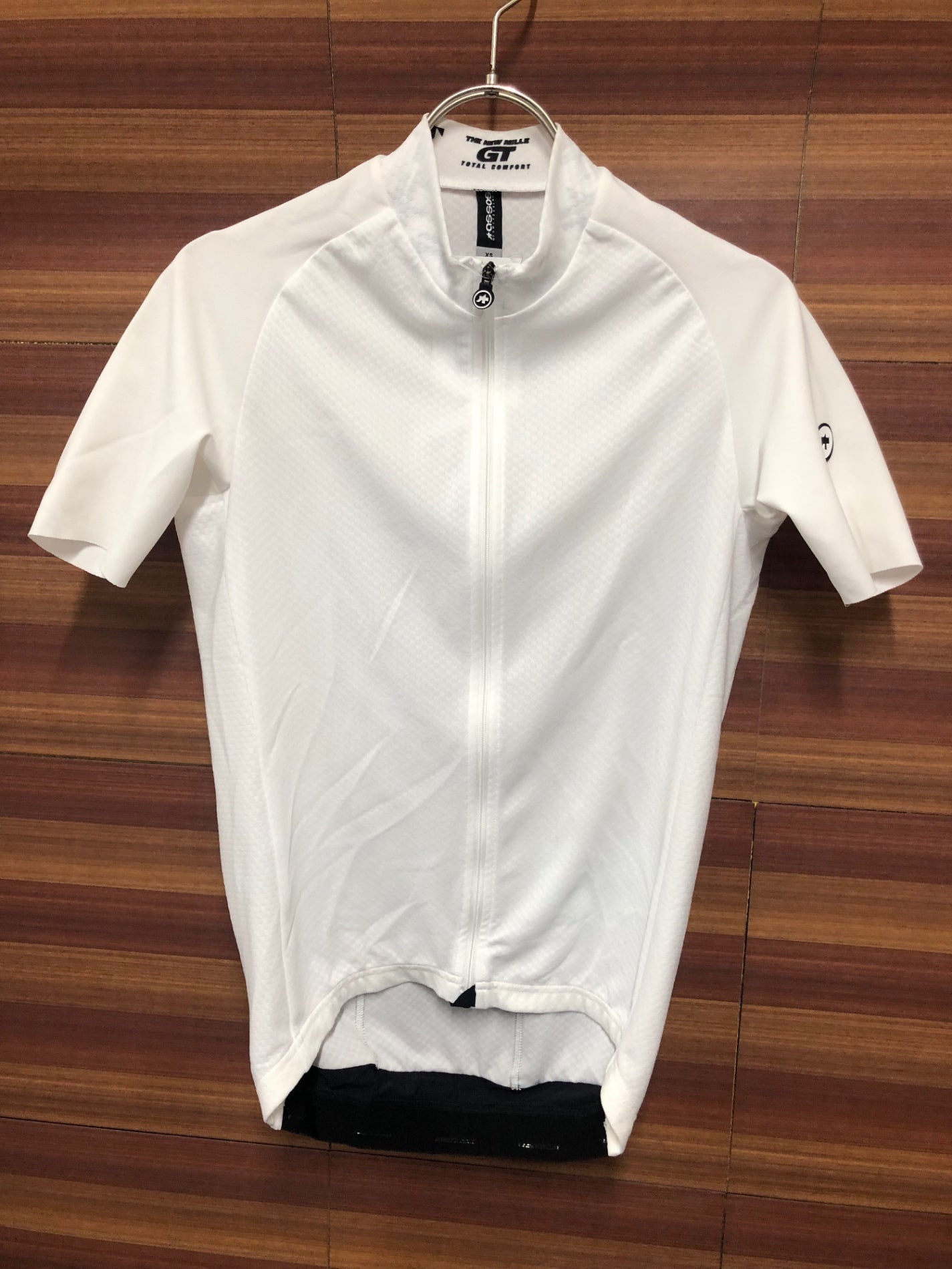 IQ709 アソス Assos MILLE GT 半袖 サイクルジャージ 白 黒 XS