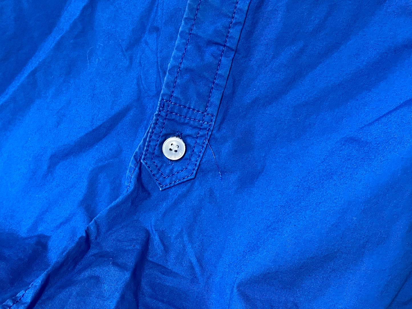 JC889 ナリフリ narifuri 長袖 サイクル シャツ 青 XL