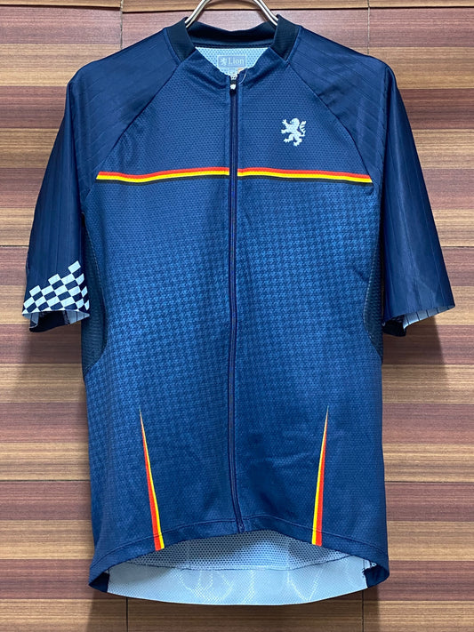 IV206 リオンドカペルミュール Lion de KAPELMUUR 半袖 サイクルジャージ ネイビー WL