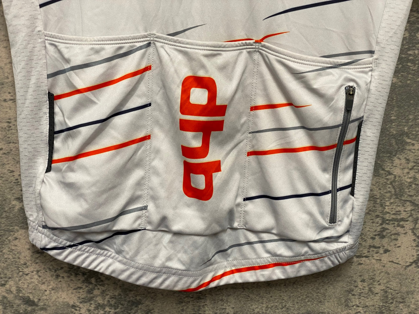 JA836 dhb BLOK 半袖 サイクルジャージ 白 S