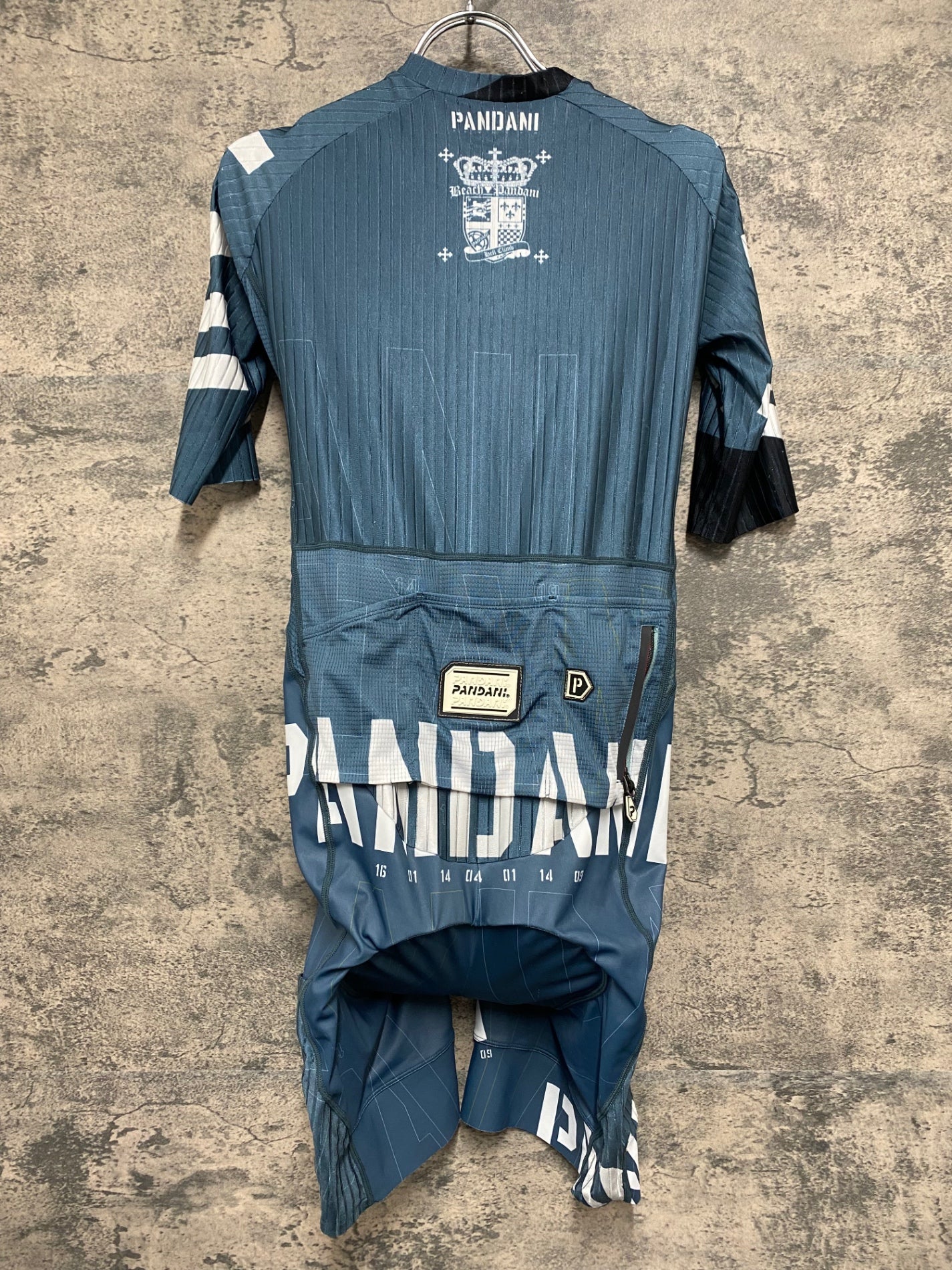 IS806 パンダーニ PANDANI 半袖 セパレート ワンピース サイクルジャージ 水色 M