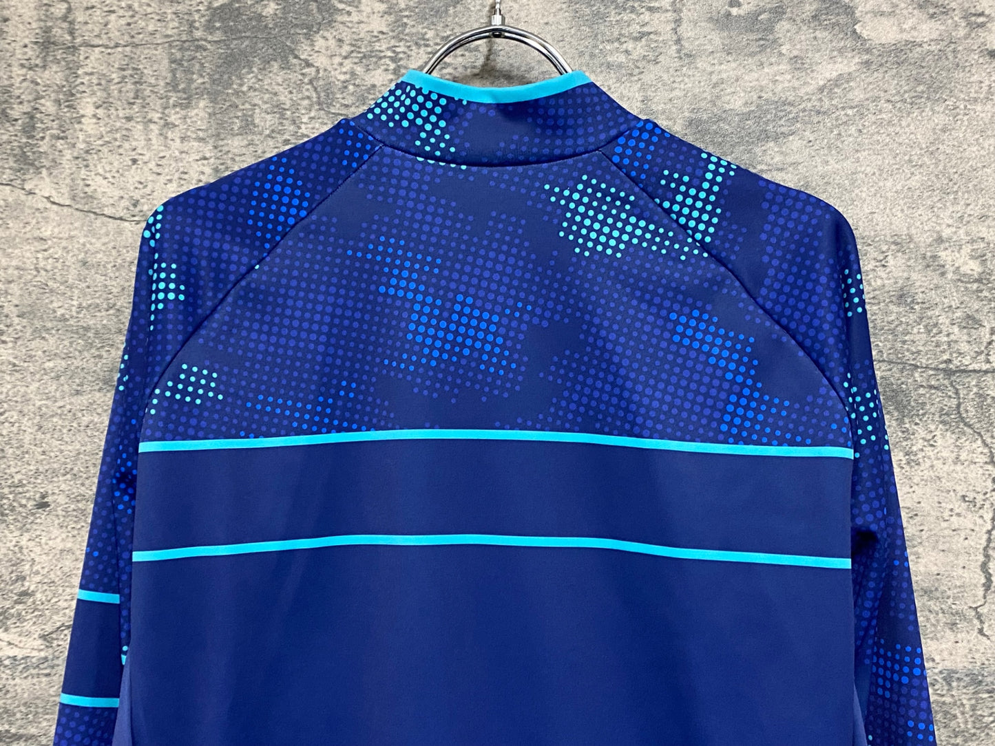 IY596 パールイズミ PEARL iZUMi 長袖 サイクルジャージ 裏起毛 青 L