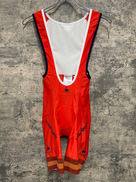IY729 ルコックスポルティフ le coq sportif ビブショーツ 赤 SS
