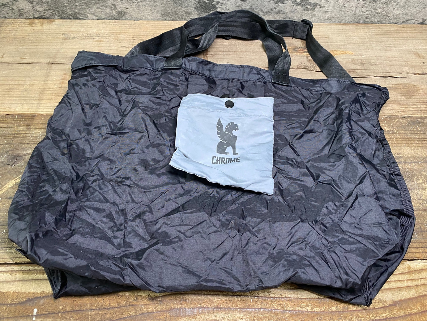 IW496 クローム CHROME INDUSTRIES SAFETY POCKET SHOULDER BAG ショルダーバック リフレクト 黒