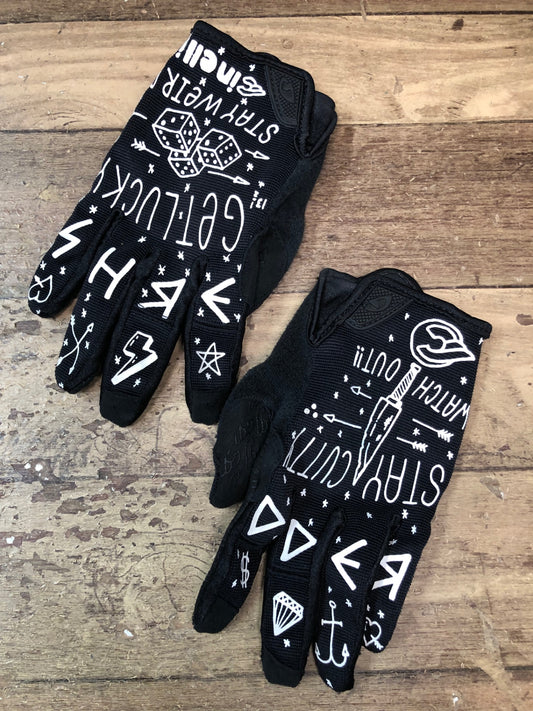 IN381 ジロ GIRO 長指 サイクルグローブ 黒 M