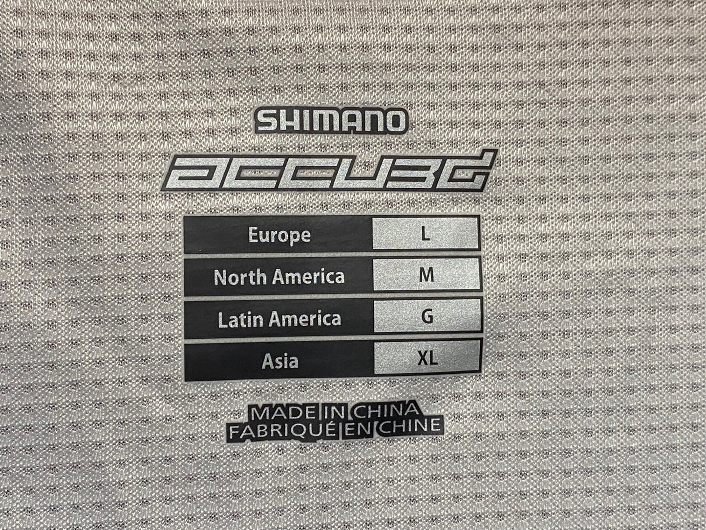 IT957 シマノ SHIMANO ACCU3DR 半袖 サイクルジャージ 青黒 XL