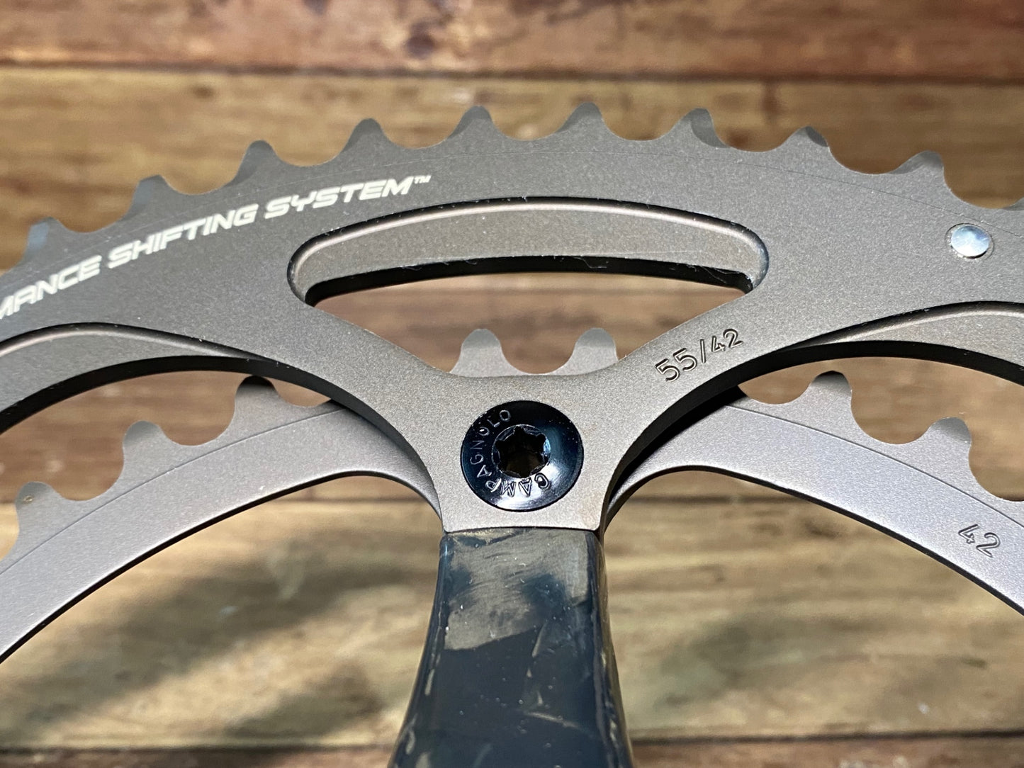 IH460 カンパニョーロ CAMPAGNOLO スーパーレコード SUPER RECORD クランクセット 55/42T 172.5mm 11S ※未使用