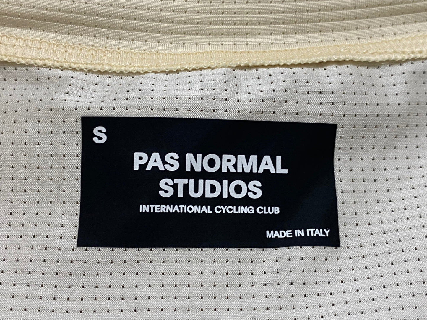 JC429 パスノーマルスタジオ Pas Normal Studios | Men's Solitude Jersey SS21 半袖 サイクルジャージ オフホワイト S
