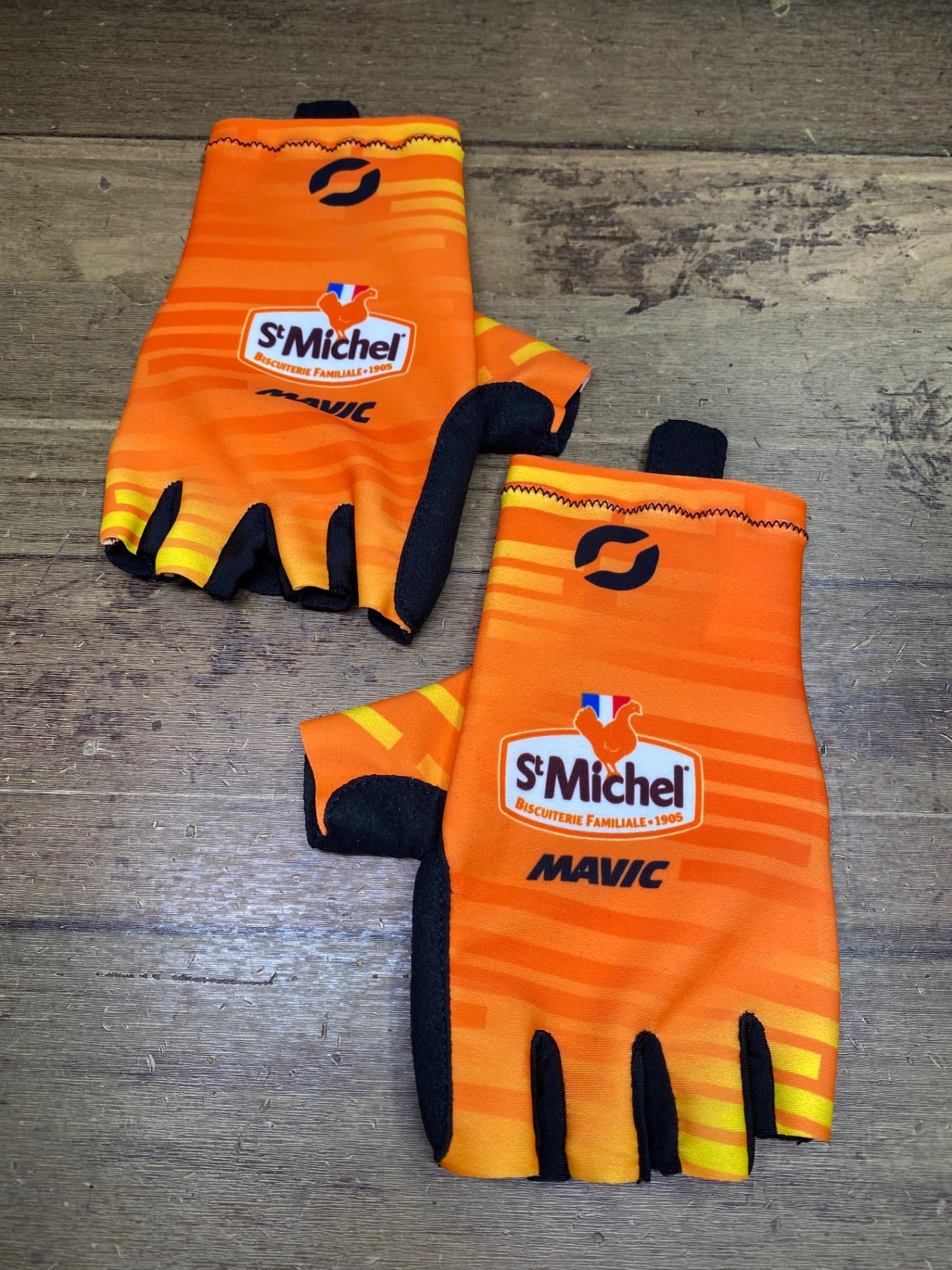 IZ495 ポリ POLI 指切りグローブ オレンジ St. Michel–Preference L