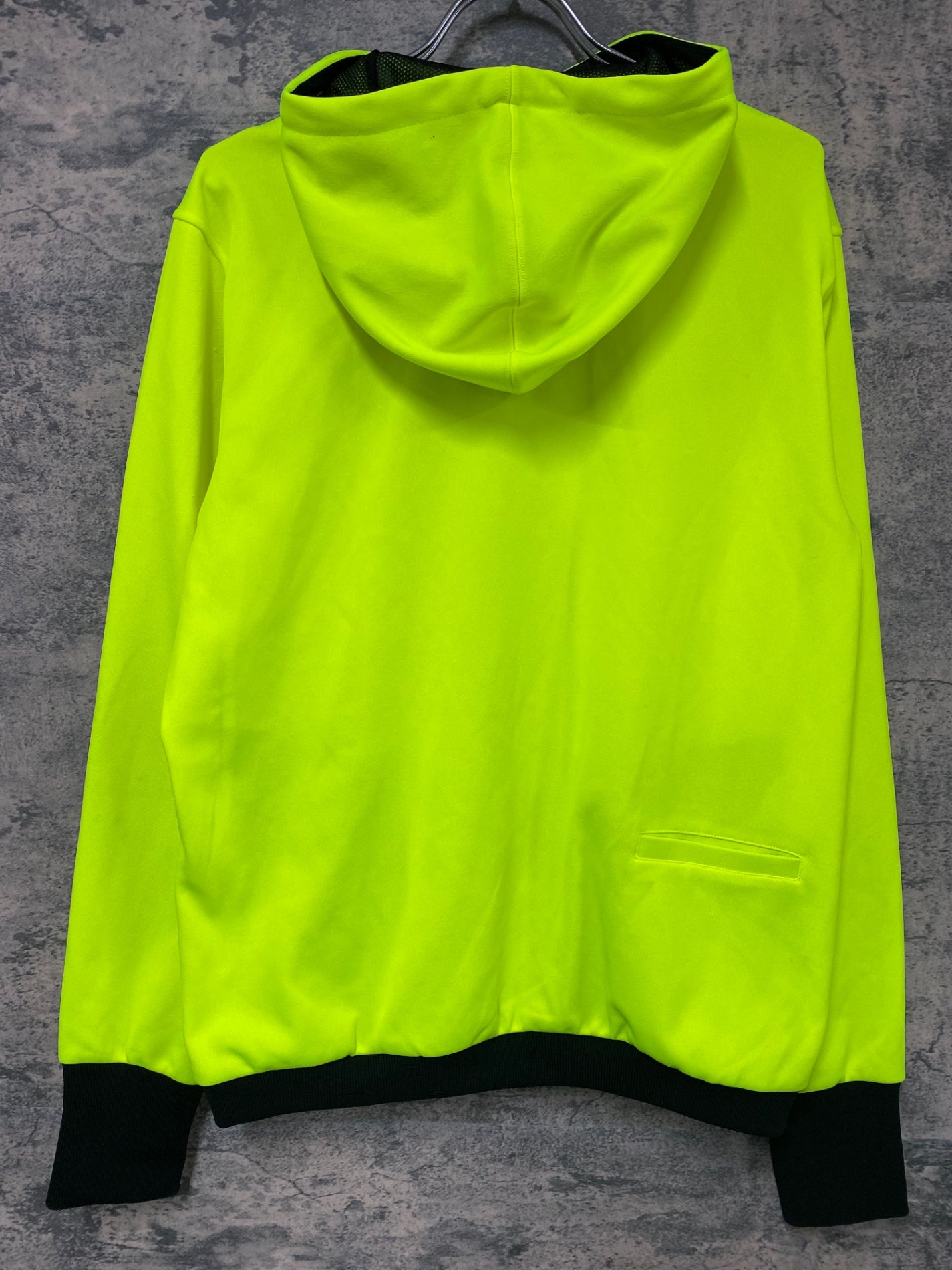 IW492 ナリフリ narifuri NF1103 長袖 フーディ フルジップ パーカー 黄 S ※スレ