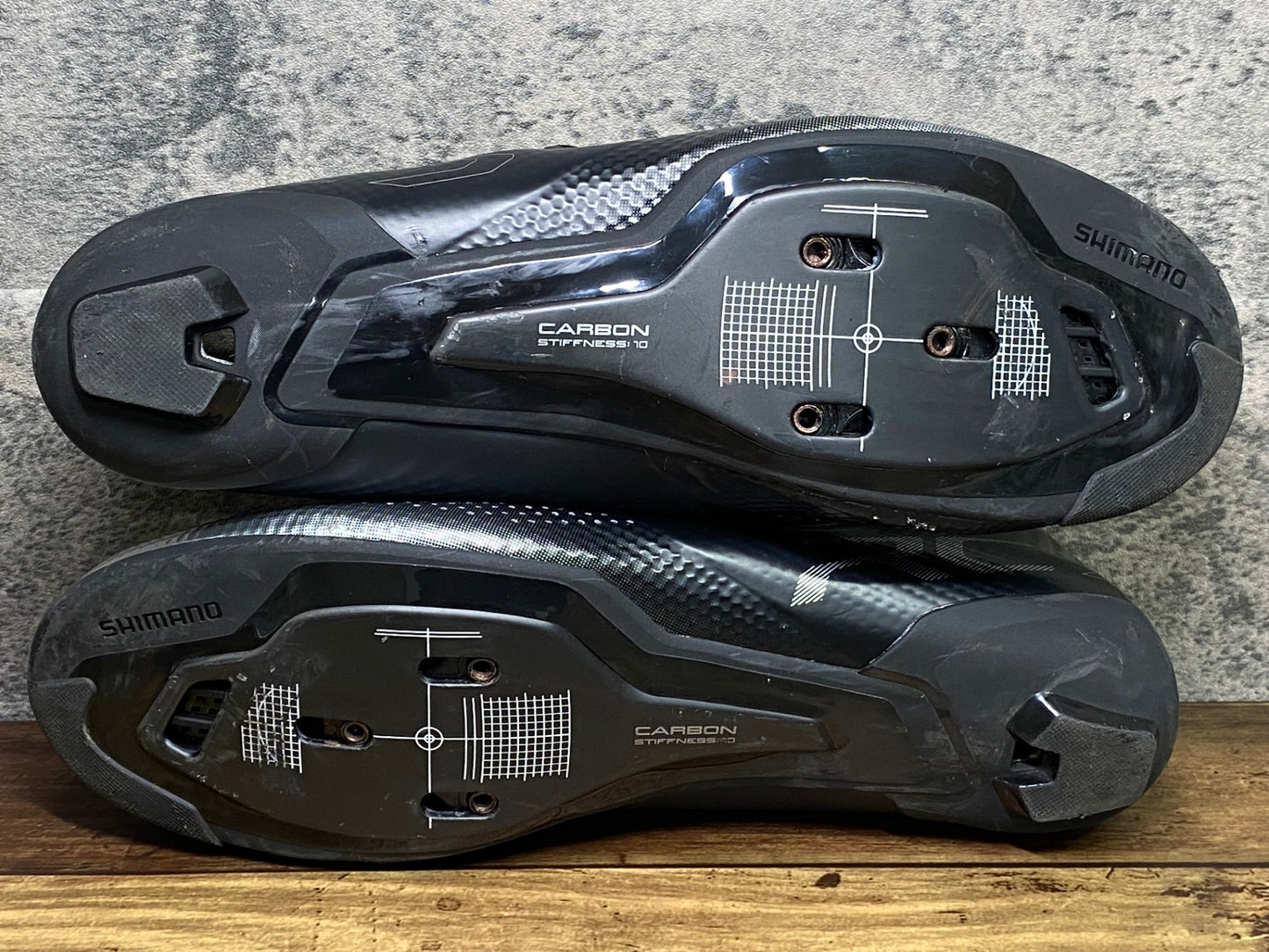 IY921 シマノ SHIMANO RC7 SH-RC702M ビンディングシューズ 黒 シルバー EU42 SPD-SL ※インナーソール欠品