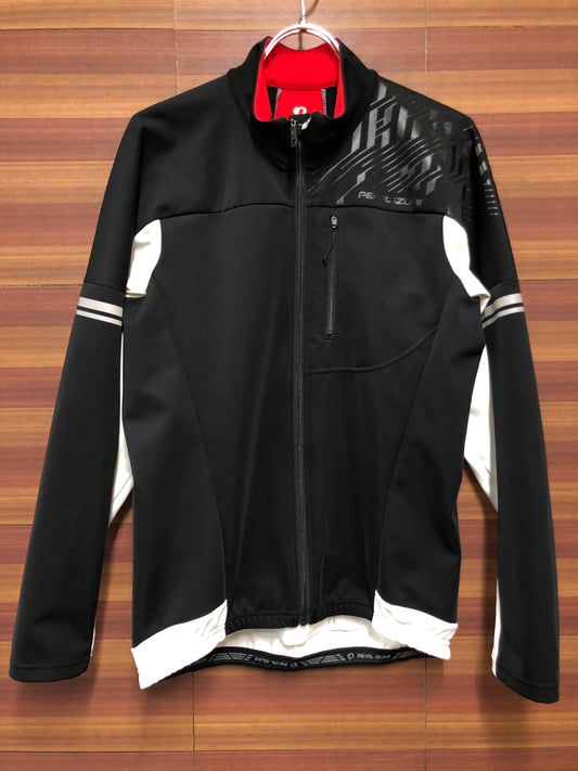 IM026 パールイズミ PEARL iZUMi 長袖サイクルジャケット 黒白 L 裏起毛