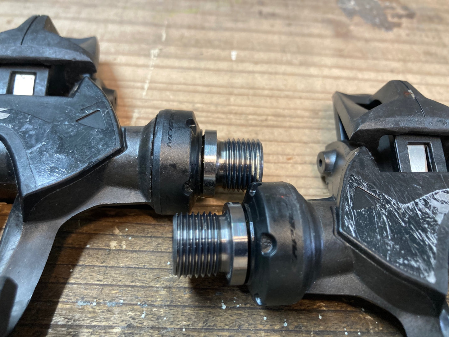 IL457 マヴィック MAVIC ゼリウム ZXELLIUM SLR TI ビンディングペダル チタンシャフト