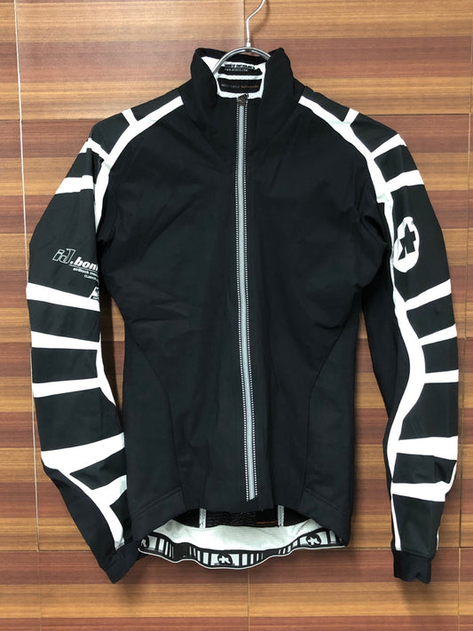 IS854 アソス Assos ij.bonKa.6 airBlock insulator jacket 長袖 サイクルジャケット 黒 白 レディース XS 裏起毛