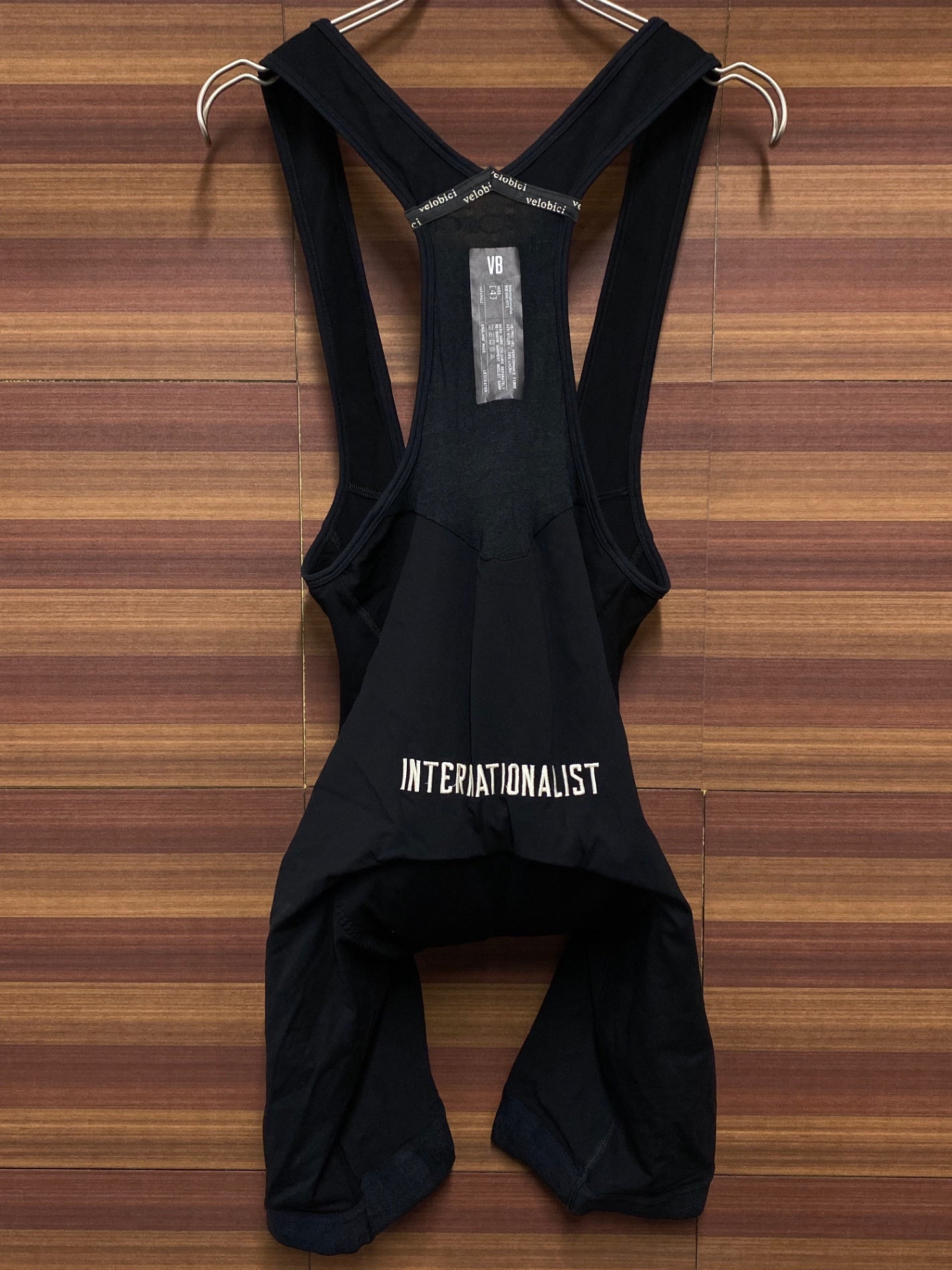 IO535 ヴェロビチ velobici Internationalist BIB SHORTS ビブショーツ 黒 4